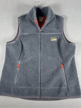 LL Bean Deep Pile Mountain Sherpa Fleece Vest Outdoors Hiking Hunting Mens XL